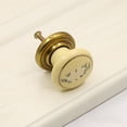 thumbnail image 2 of CSCHome 1.5x1.4inch Dresser Round Handle, Exquisite Compact Round Drawer Tv Cabinet Handle 2PCS, 2 of 5