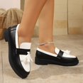 thumbnail image 5 of EliteGoogv Womens Tassel Loafers Low Heel Slip On Comfortable Walking Shoes For Women Casual Daily Footwear US:6.5, 5 of 9