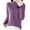 Solid Color, variant on Mlzmgr Sweaters for Women Half High Neck Pullover Thin Comfy Warm Slim Long Sleeve Tops Fall Solid Color