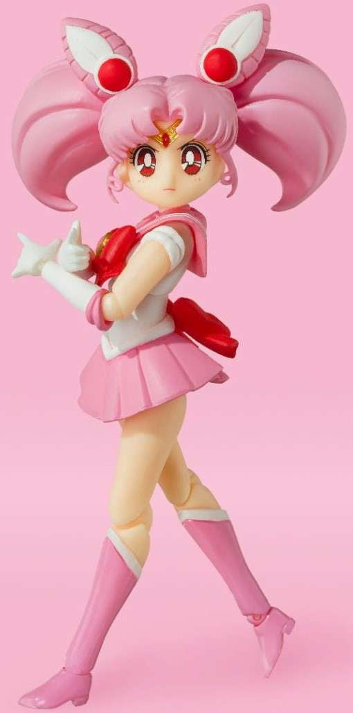 Bandai Sailor Moon S.H.Figuarts Sailor Chibi Moon Animation Color Edition Action Figure