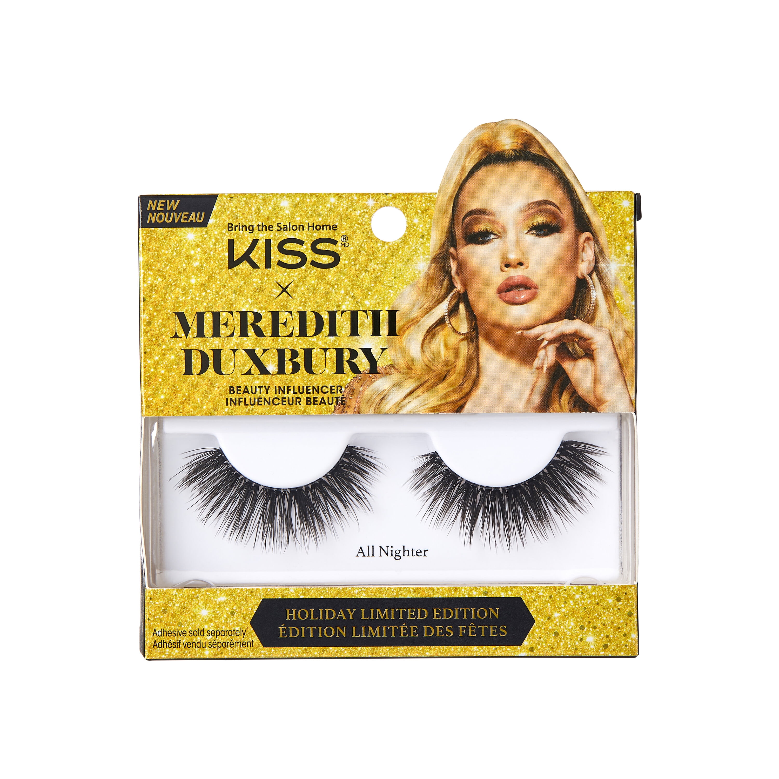 KISS USA KISS X MEREDITH DUXBURY Holiday Limited Edition False Eyelashes, ‘All Nighter', 1 Pair