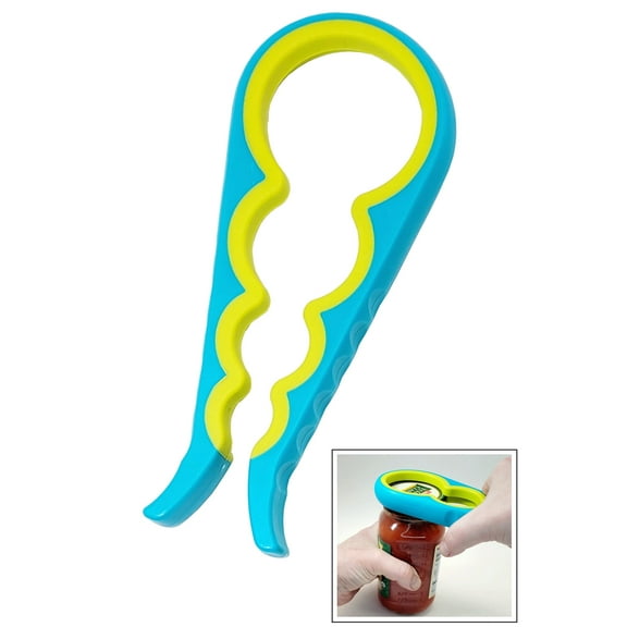 YMMIND Jar Opener for Weak Hands, Seniors with Arthritis, 4 in 1 Multi Function Bottle Opener Lid Opener for Arthritic Hands with Non Slip Rubber Jar Opener Gripper Pad