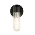 thumbnail image 3 of Kuzco Lighting Ew73210 Lima 4" Tall Wall Sconce - Black / Clear Water Glass, 3 of 5