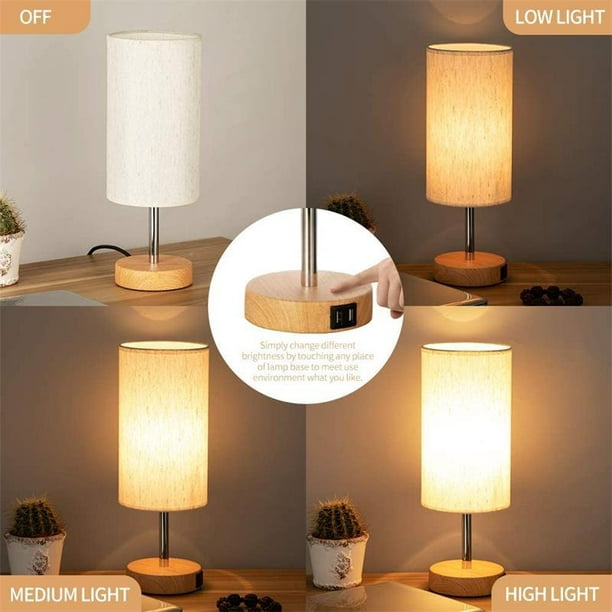 Lampe de chevet ou bureau en bois de haute qualité wooden