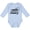 AE-Light Blue, variant on Inktastic I Hooked Auntie's Heart with Fishing Rod Boys or Girls Long Sleeve Baby Bodysuit