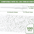 thumbnail image 2 of Lsupdaol 100 Pack 2BA Thread Soft Tip Dart Points Plastic Replacement Dart Tips Soft Tip Dart Tips Dart Accessories for Tip Darts, 2 of 7