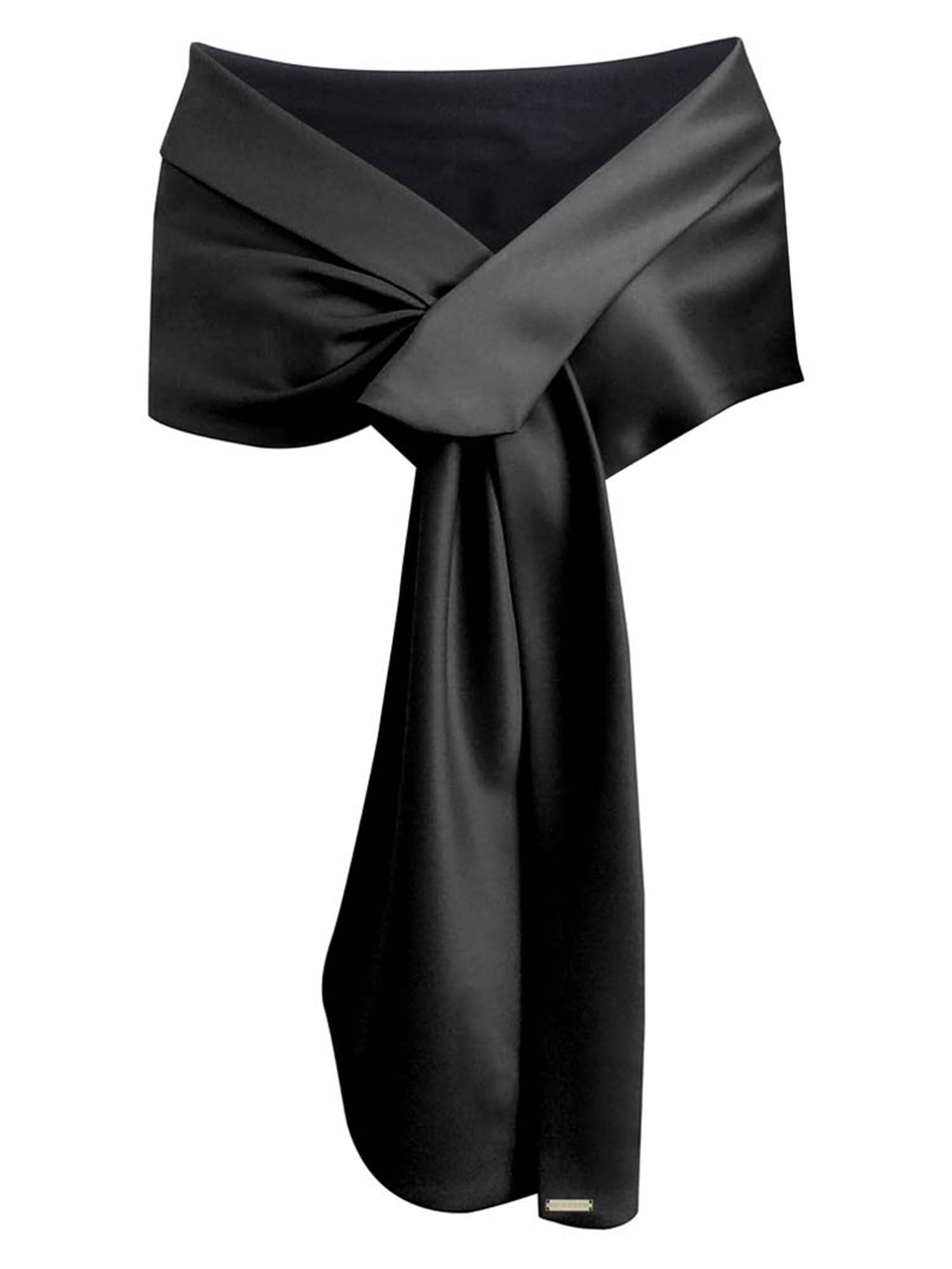 black shawl wrap