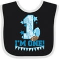 thumbnail image 3 of Inktastic I'm One (football) Boys or Girls Baby Bib, 3 of 4