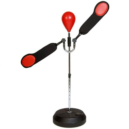 Health Mark Pow! Pow! Dual Pad Kick Boxing Station with Speed Bag