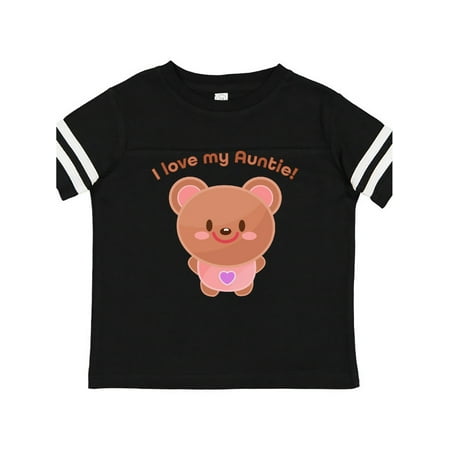

Inktastic I Love My Auntie- cute baby bear Gift Toddler Boy or Toddler Girl T-Shirt