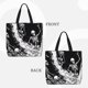 thumbnail image 2 of Balery Skeleton Wave Artwork Bolsa de Mano para Mujeres con Cremallera, Bolsa de Gimnasio con Compartimentos, Bolsa para Laptop, Bolsa para Trabajo, 2 of 7