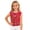 Red, variant on LPKRT Girls Sleeveless Tank Top Relaxed Fit Crewneck Leopard Print Dance Shirt Vintage Lightweight Holiday Tees Yellow 160