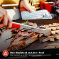 thumbnail image 2 of 16" Extra-Long Stainless Steel Grill Tongs – Premium Locking BBQ Tongs for Grilling, Cooking, Barbecue, Tailgating – Easy Grip with Hanging Hook, Model 530-0103P, 2 of 6