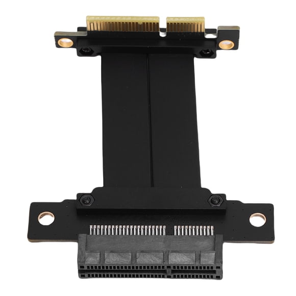 Cable Extensor PCIE 4.0 X4, Cable De Extensión De Tarjeta Gráfica GPU De Alta Velocidad, Flexible, En ángulo Recto, Con Puerto PCIE, Macho De 90 Grados A Hembra De 180 Grados, 8