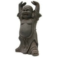 thumbnail image 3 of Hi-Line Gift Ltd Fibre d'Argile Buddha avec Statue Mains Levées, 3 of 3