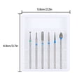 thumbnail image 3 of Guardurnaity Juego de 6 unidades de de diamante de cerámica para manicura, brocas para uñas, accesorios para máquinas eléctricas, juego de Juegos de manicura EH-07 Guardurnaity CE1824-07B, 3 of 6
