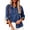 F-Dark blue, variant on LIZUOJUN Womens Denim Shirt Washed Cotton Chambray Button Down with Chest Pocket for Fall or Everyday Wear,Blue L