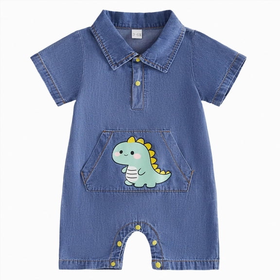 Newborn Baby Boy Clothes Summer Smocked Bubble Romper Bodysuit Embroidery Short Sleeve Onesie Cute Infant Outfits,Cozy 6-12 Months 12-24 Months 2t 3t 4t 5t 6t 7t 8t 9t Children 3-6 Months