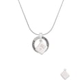thumbnail image 2 of Delight Jewelry Silvertone Holy Bible Gymnastics Ring Charm Necklace, 18", 2 of 4