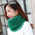 thumbnail image 2 of Zeus Fall Winter Warm Fashion Women Solid Color Pullover Neckerchief Knitted Scarf, 2 of 7