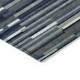 thumbnail image 4 of Addison Rugs Chantille Indoor/Outdoor Transitional Stripes Navy Washable Rectangle Rug, 3' x 5', 4 of 6