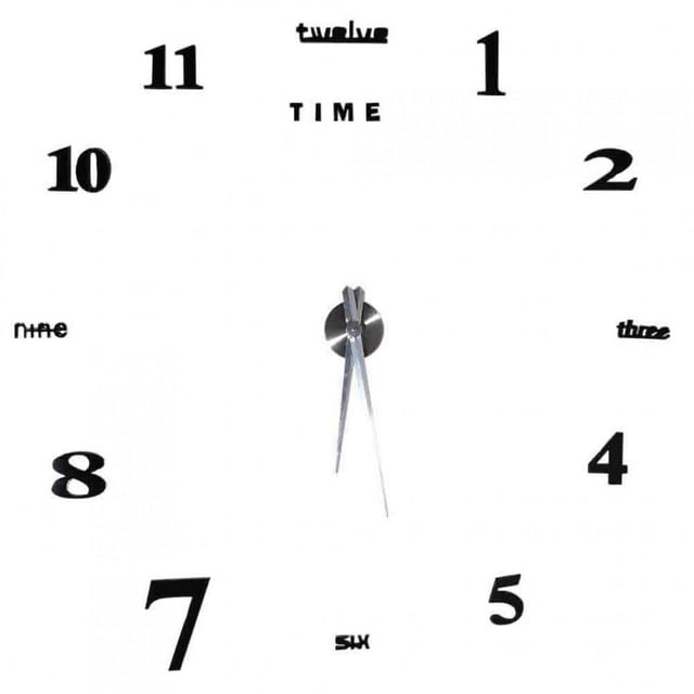 Reloj de pared de bricolaje, moderno reloj de pared grande para decoración de pared, reloj de pared, respuesta rápida