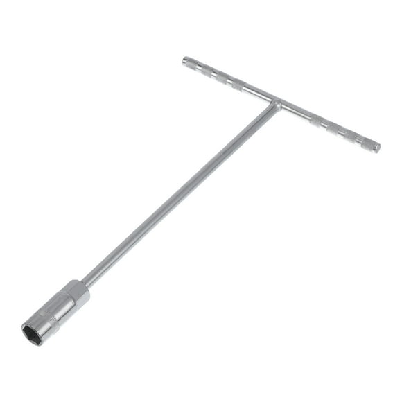 Llave de zócalo universal 28x18cm, llave de spanner duradera, extractor de zócalo de acero aleado 1 Pc hexágono 14mm para automóvil, motocicleta, dirtbike, llave de mango en T