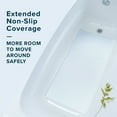 thumbnail image 2 of SlipX Solutions Extra Long Rubber Bath Safety Mat with Suction Cups, 18 x 36, White, 2 of 9