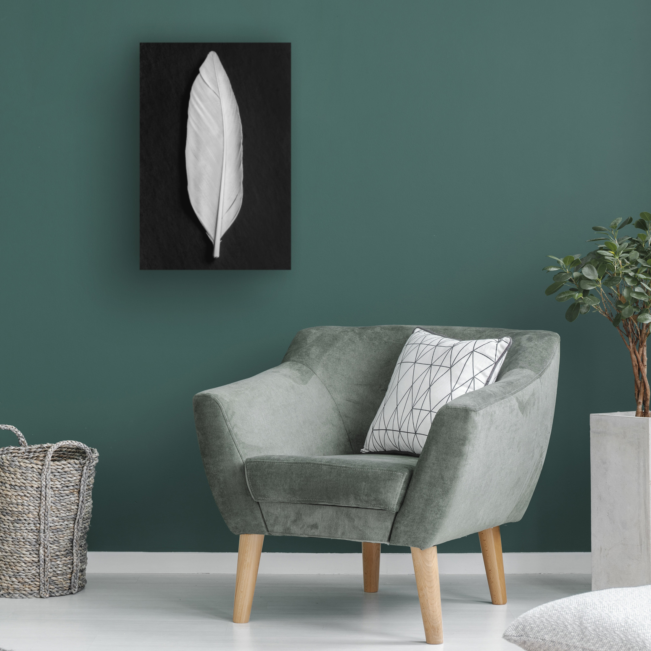 Pictufy Studio III 'Feather 8' Canvas Art - 22 x 32 Inches