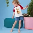 thumbnail image 4 of RXIRUCGD 2025 Vêtements d'Été pour Enfants Tout-Petits Garçons Filles Mode Mignon Col Rond Imprimé Manches Courtes Haut, 4 of 6