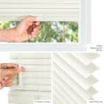 thumbnail image 5 of Chicology 46.25"W x 72"H Alabaster Cordless Vinyl Mini Window Blinds 1" Slats, 5 of 8