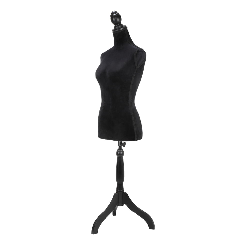 Full Body Female Mannequin Torso Display Dress Form Suede Velvet