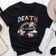 thumbnail image 5 of Camiseta Punk de Death Is Coming, divertida camiseta gótica de Humor oscuro, camiseta de terror Meme Pastel gótica sarcástica ruda, ropa de calle clásica, 5 of 5