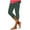 Green1, variant on Plebaso Women's Capri Leggings High Waisted Stretch Beach Capris Summer Cropped Workout Pants for Yoga