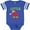 Football Blue and White, variant on Inktastic Christmas Little Elf Boys or Girls Baby Bodysuit