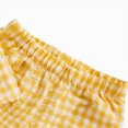 thumbnail image 4 of KPOPLK Girls 2-Piece Outfit Sets Kids Toddler Baby Ruffled Sleeve Tops Cute Print Long Pants 2Pcs Outfits Set Girls Sets(2-3 Years,Yellow), 4 of 6