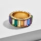 thumbnail image 3 of Fiudx Anillo de Moda, Joya con Diseño Geométrico Colorido, Llamativos Detalles de Diamantes, Aleación Única, Ideal para Fiestas o Uso Diario, Accesorio de Moda para Mujer., 3 of 5