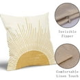 thumbnail image 4 of Sps ssion 18” x 18” Bohemian Style Sun6 Abstract Outdoor Linen Sunshine Pillow Covers, 2 Count, 4 of 6