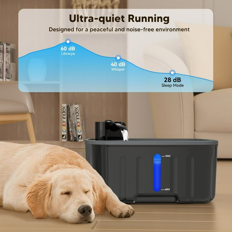 FURCLAN Dog Water Fountain, 8L/2.1 Gallon, Quiet Pump photo 7