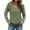 Army Green, variant on Women's Long-Sleeved Tops with Loose Waist and Casual Shirt Design, Comfortable and Relaxed Fit for Everyday Wear, Basic T-Shirt Style, and Women's Fashion,Army Green,L
