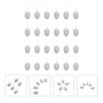 thumbnail image 2 of Shisuyan Birthday Party Toy White 24Pcs 2.4x1.6in, 2 of 8