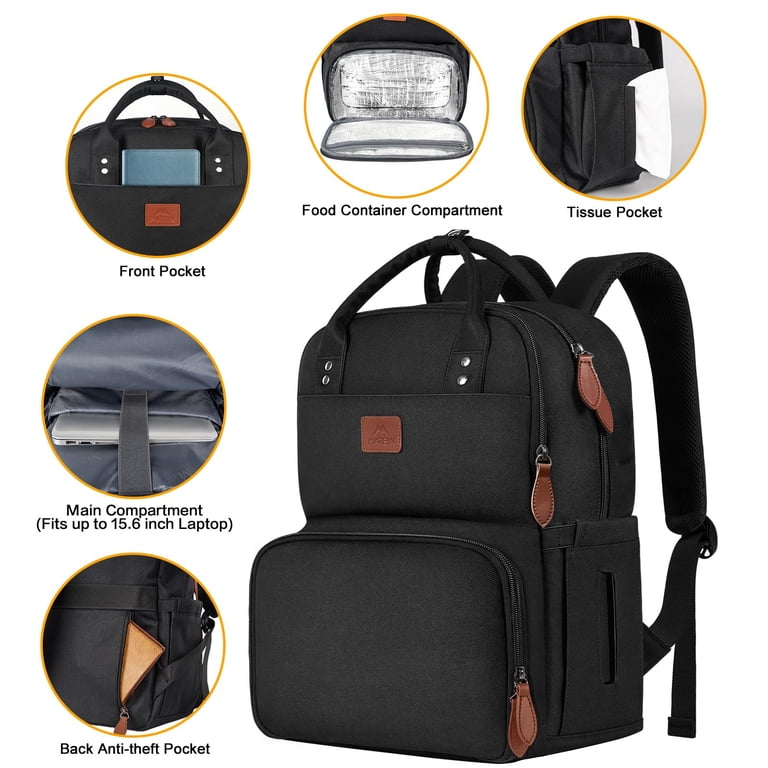 Matein Laptop Backpack with Insulated Cooler, 15.6 Inch photo 5