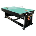 thumbnail image 4 of RACK Triad 7-Foot 3-in-1 Multi Game Swivel Billiard/Pool Table (Green Felt with Black Body), 4 of 7