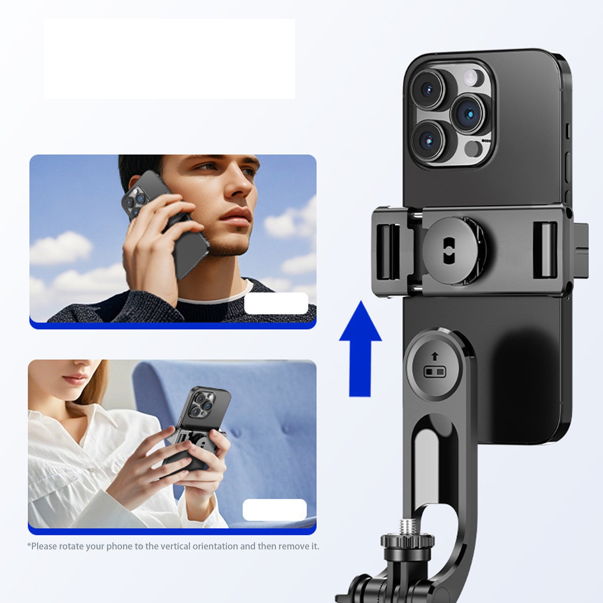 1.7M Selfie Stick Tripod – 30cm Compact Storage, 360° Rotation for Selfies/Live Streams/VLOGs (Stable Tripod Base)