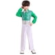 thumbnail image 2 of Cowsor Boys Disco Costume Kids 70s 80s Sequin Pop King Dance Star Halloween Carnival Party Cosplay Outfits, 2 of 5