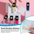 thumbnail image 4 of Uxcell Reflective Round Small Number Stickers, Self Adhesive Laser Consecutive Numbered Stickers Numbers 24, 4 of 7