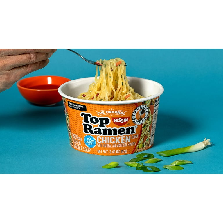 Nissin The Original Top Ramen Chicken Flavor Ramen Noodle Soup, 3.42 oz