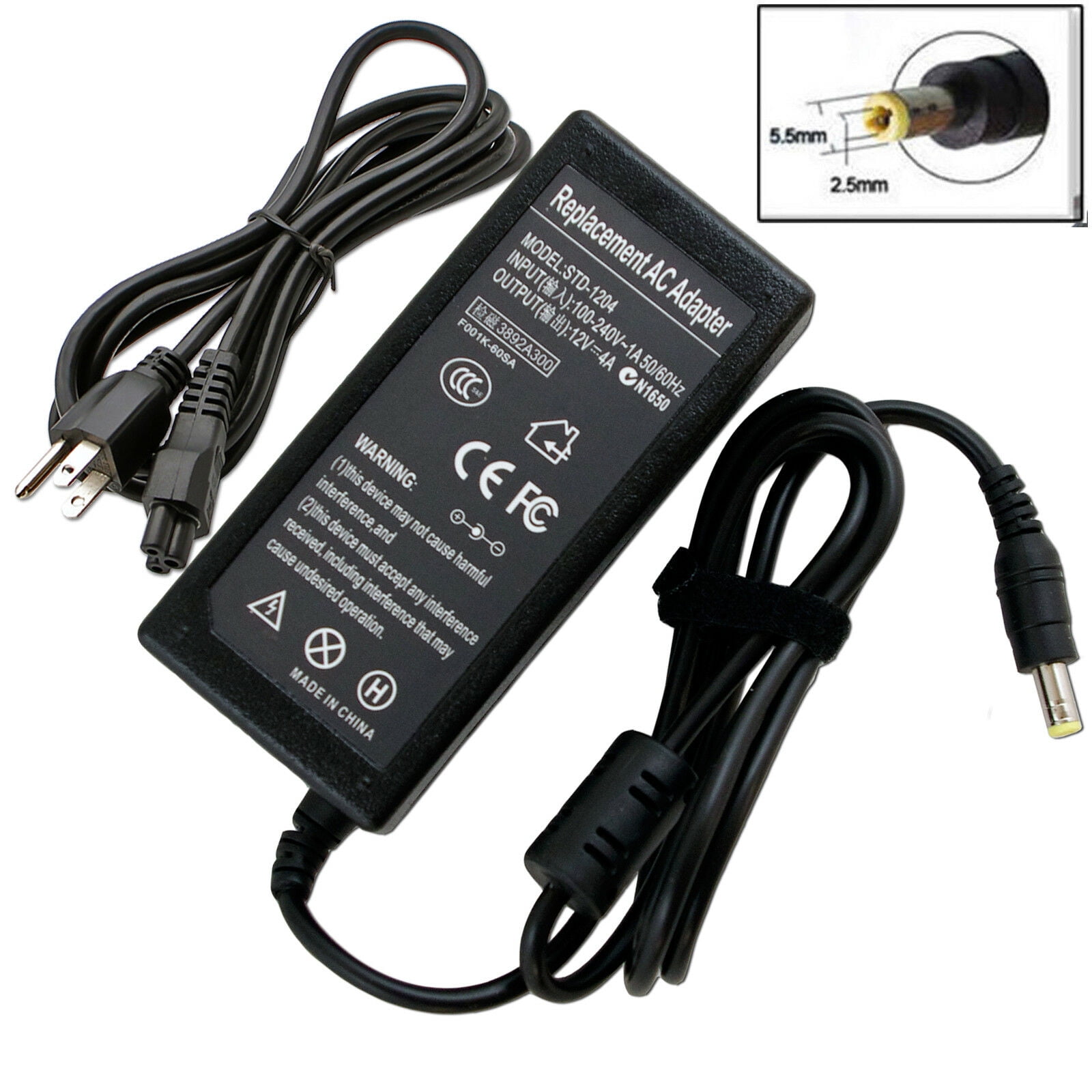AC Adapter For ViewSonic VG700 VG700b VE170B VG170M LCD Monitor Power