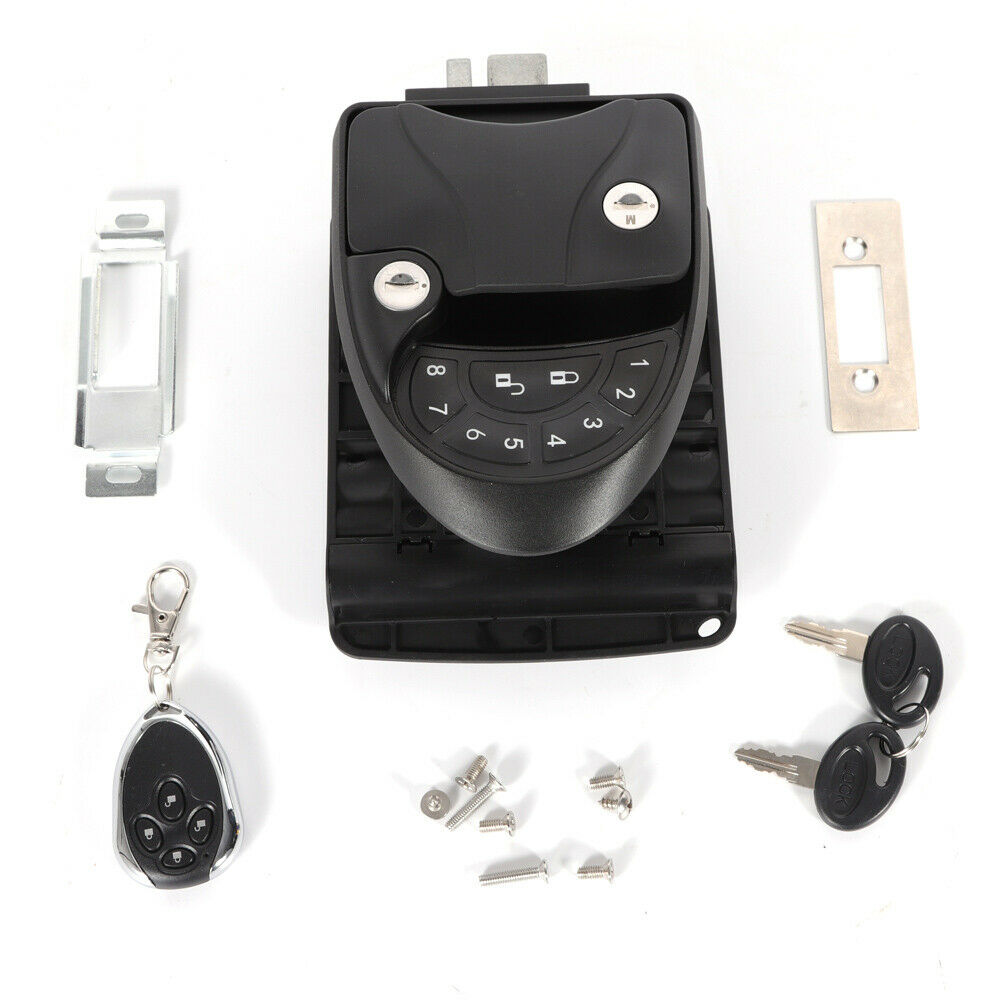 RV Camper Trailer Keyless Entry Door Caravan Lock Latch Handle Knob