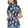 thumbnail image 3 of Vsdgher Cute Rabbit Women Shirts V Neck Short Sleeve Tops T-Shirt Basic Tees, S to 3XL3X-Large, 3 of 5